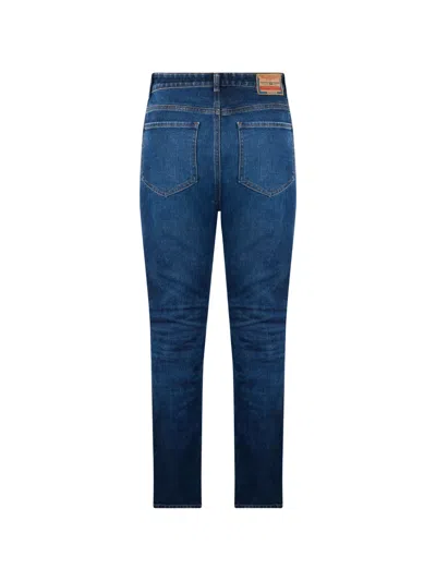Diesel Washed-effect Jeans In Blue
