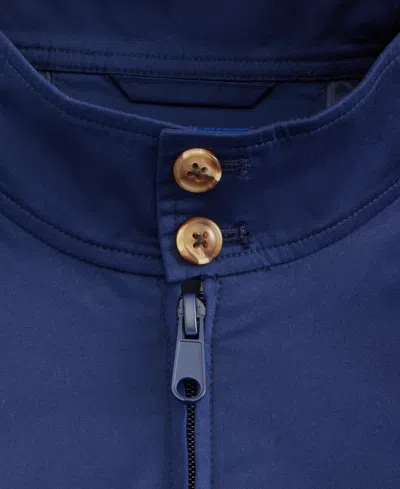 Club Room Men's Cotton-blend Harrington Mock-neck Jacket, Exclusively ...
