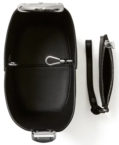 Kate Spade New York Mini Halo Fine Grain Leather Bucket Bag In Black