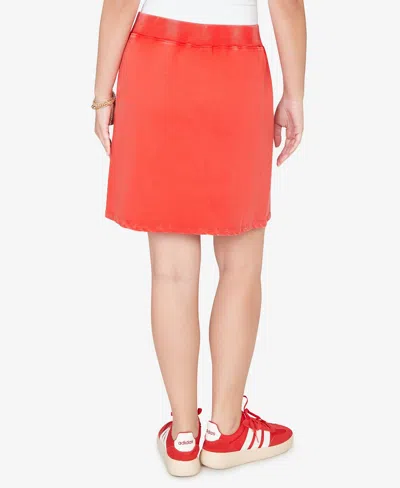 Ruby Rd. Petite French Terry Pull-on Skort In Red