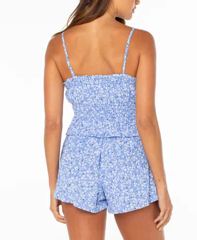 Roxy Solar Top In Blue