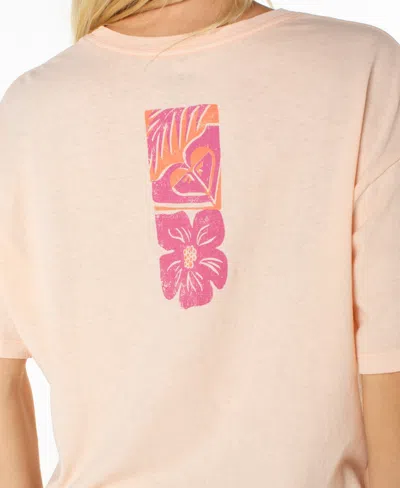 Roxy Beach Things Tee In Pink