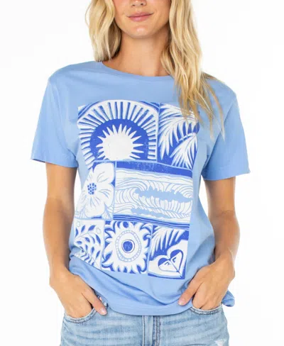 Roxy Beach Things Tee In Blue