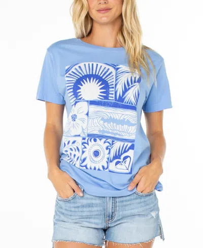 Roxy Beach Things Tee In Blue