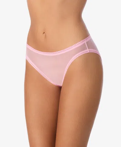 On Gossamer Mesh Hip Bikini In Pink