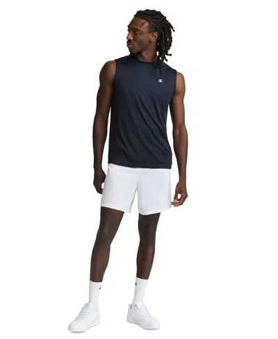 Champion Sport Muscle Tank, Reflective C Logo In Blue