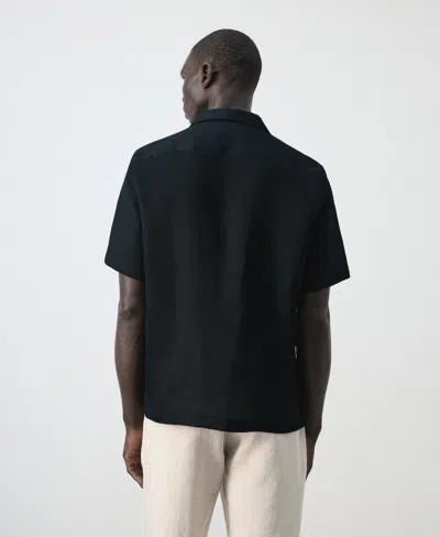 Mango Men's Bowling-collar Shirt In Multi