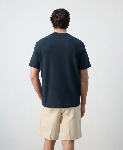 Mango Men's Regular Fit T-shirt In Blue