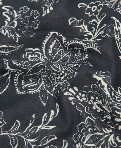 Mango Men's Printed Scarf In Black
