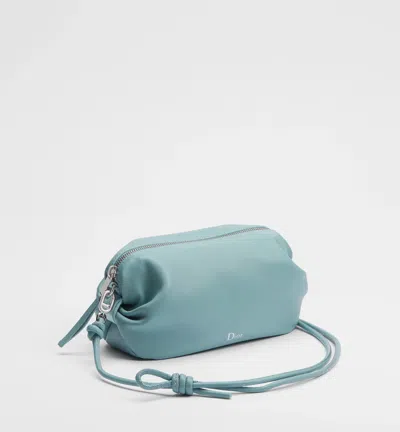 Dior Bow Pouch In Blue