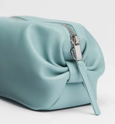 Dior Bow Pouch In Blue