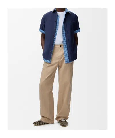 Loewe Belt Loop Casual Pants In Neutral