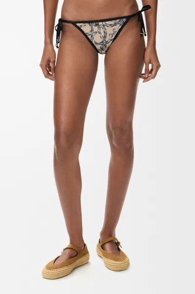 Loewe Bikini Bottom In Technical Jersey In Multi