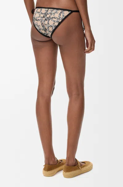 Loewe Bikini Bottom In Technical Jersey In Multi
