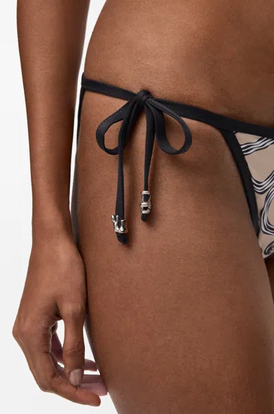 Loewe Bikini Bottom In Technical Jersey In Multi