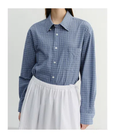 Dunst Check-pattern Shirt In Animal Print
