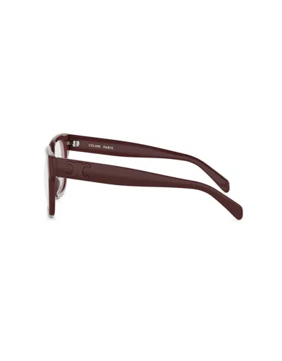 Celine Full Frame Plain Mirror In Burgundy
