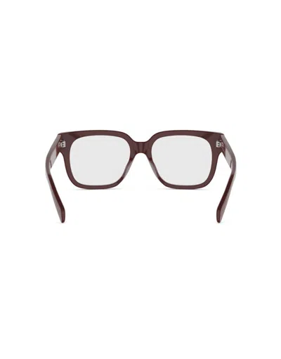 Celine Full Frame Plain Mirror In Burgundy