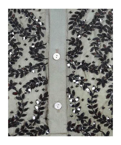 P.a.r.o.s.h . Sequin Embellished Blouse In Multi
