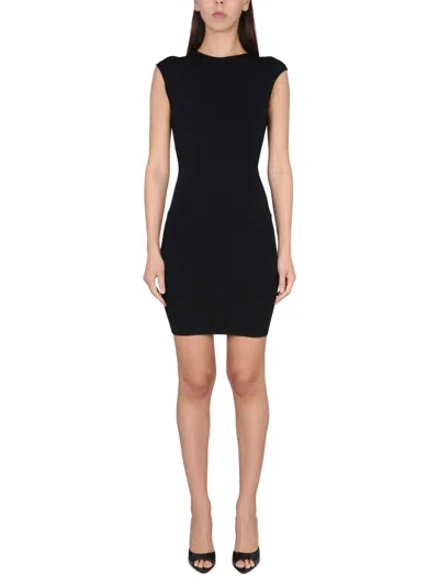 Dsquared2 Open-back Sleeveless Minidress In Black
