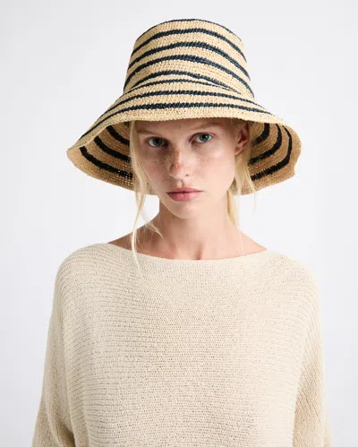 Janessa Leone Harbor Bucket Hat In Purple