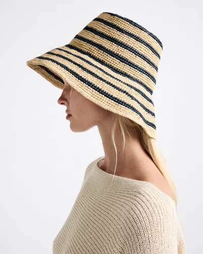 Janessa Leone Harbor Bucket Hat In Purple