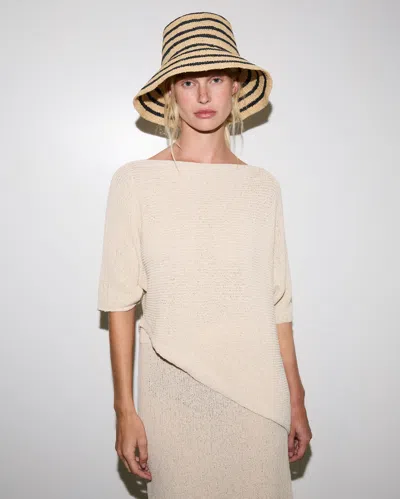 Janessa Leone Harbor Bucket Hat In Purple