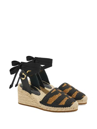 Ferragamo Espadrilles In Black