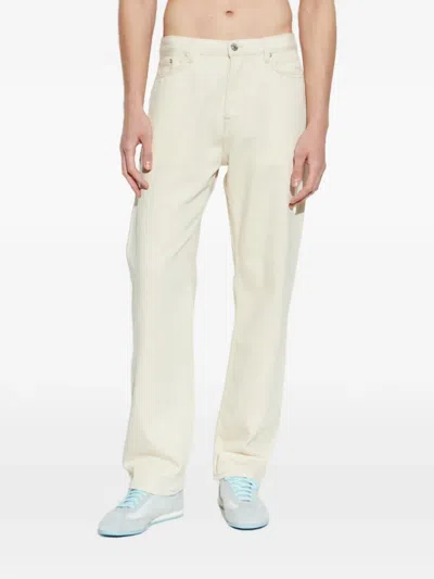 Samsoe & Samsoe Saeddie Belt-loop Pocket Jeans In Neutral