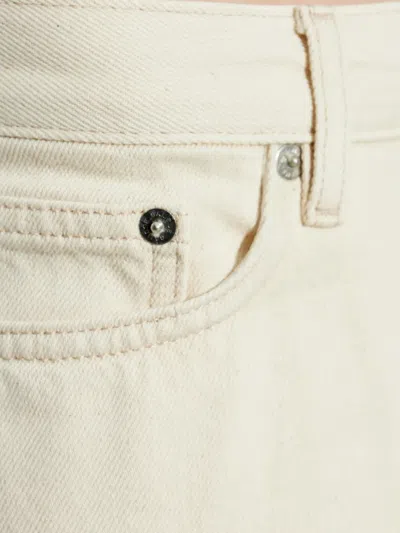Samsoe & Samsoe Saeddie Belt-loop Pocket Jeans In Neutral