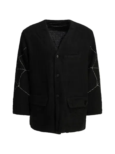 Kapital Single-breasted Button Jacket In Black