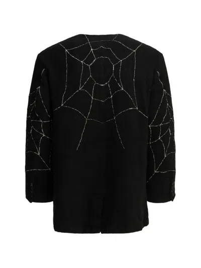Kapital Single-breasted Button Jacket In Black