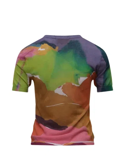 Ulla Johnson Sana Abstract-print T-shirt In Multi
