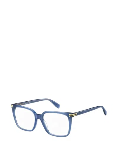 Marc Jacobs Square-frame Glasses In Blue
