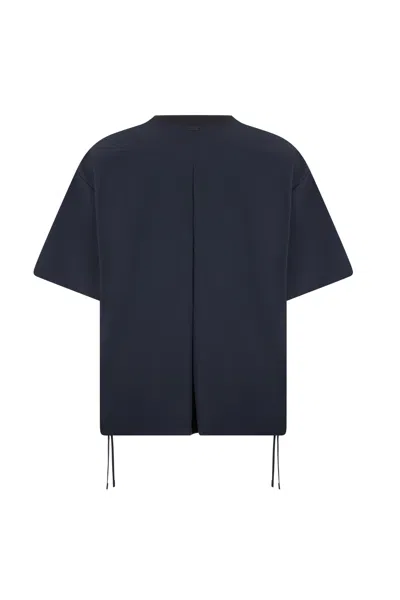Herno Drawstring-hem T-shirt In Black