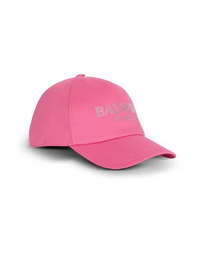Balmain Cap In Pink
