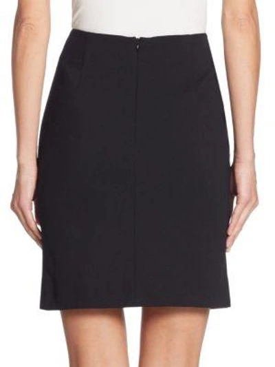 Shop Akris Punto Elements Jersey Mini Skirt In Black