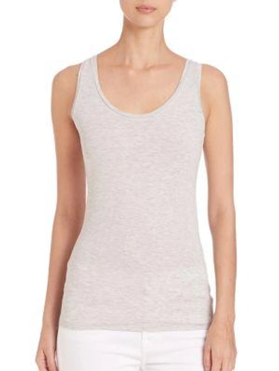 Shop Saks Fifth Avenue Women's Soft Touch Tank Top In White