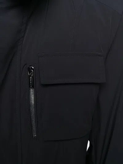 Moorer Manolo Multi-pocket Jacket In Black