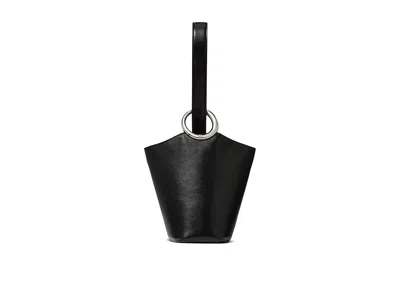 Kate Spade New York Mini Halo Fine Grain Leather Bucket Bag In Black