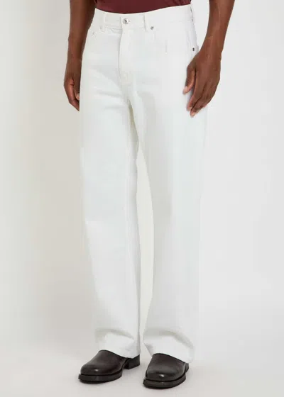 Second / Layer Second Layer Big Papi Relaxed Straight-leg Jeans In White