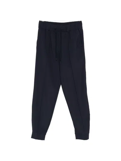 Herno Drawstring Panelled Trousers In Black