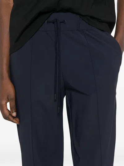 Herno Drawstring Panelled Trousers In Black