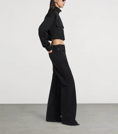 Balenciaga Cropped Technical Faille Track Jacket In Multi