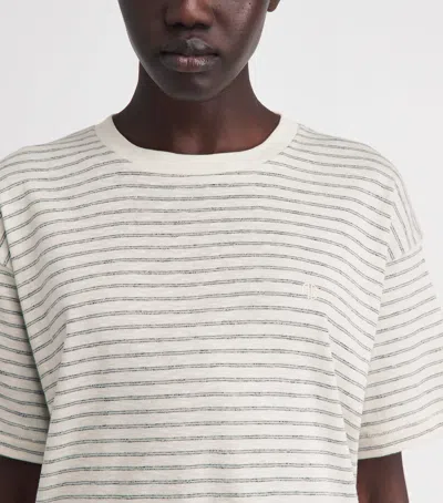 Anine Bing Stripe Cade T-shirt In Multi