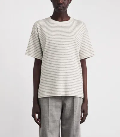 Anine Bing Stripe Cade T-shirt In Multi