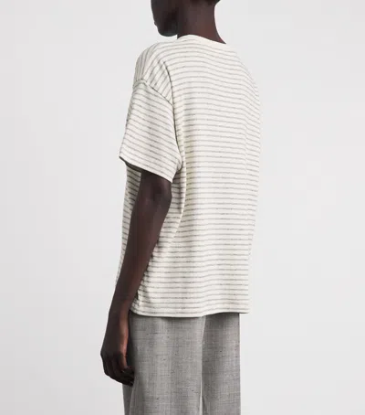 Anine Bing Stripe Cade T-shirt In Multi