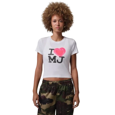 Jordan Flight Graphic T-shirt In White