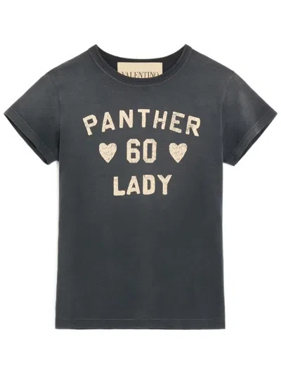 Valentino Womens Nero Betulla Printed Short-sleeves Cotton-jersey T-shirt In Black