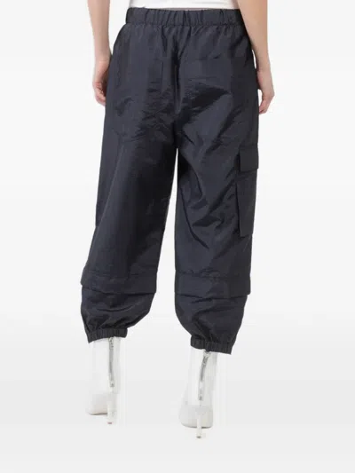 Tibi Cargo-pocket Track Pants In Blue